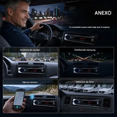 🎵 Radio para coche Bluetooth, sistema de audio para coche Supersonic: disfruta de un sonido inalámbrico de alta fidelidad en cada viaje.