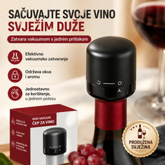 🔥4 komada⏰🔥Vremenski ograničena ponuda! 🍾Vakuumski čepovi za vinske boce🥳🍴