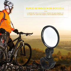 【1 par 】🚴🏍️Espejo retrovisor giratorio de 360 grados