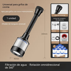 🔥【Compra 1 y recibe 1 gratis】💧✨ Filtro de agua para grifo | Purificación profunda, elimina sedimentos y olores, instalación rápida compatible con el 99% de grifos 🚰