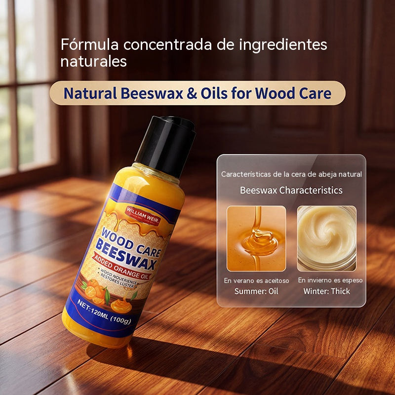 🔥【Compra uno y llévate otro gratis】✨ Agente para pulir y cuidar la madera con cera de abeja (toalla de regalo), adecuado para el mantenimiento y cuidado de muebles de madera maciza.