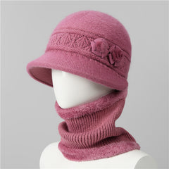 🔥 50% DESCUENTO | Accesorios de invierno suaves y abrigados❄️ Set de gorro y bufanda cálido para mamá y abuela