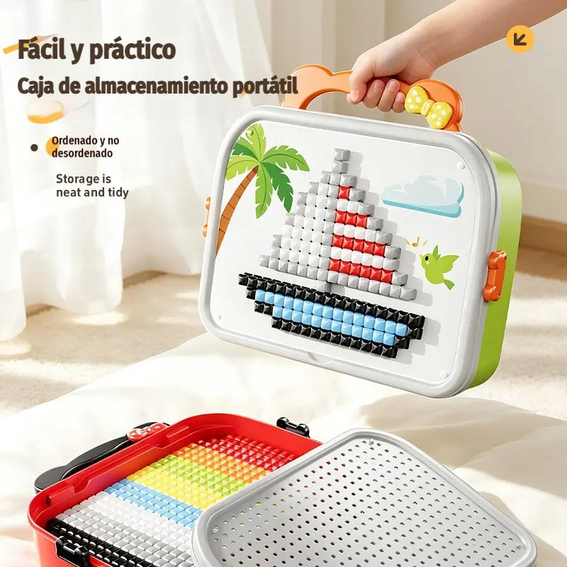 🍄【1 juego 34 €】🧩 Puzzle 3D Creativo con Forma de Seta – Construye, Decora y Sorpréndete ✨
