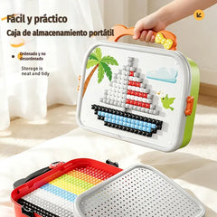 🍄【1 juego 34 €】🧩 Puzzle 3D Creativo con Forma de Seta – Construye, Decora y Sorpréndete ✨