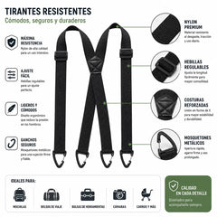 📢📢¡50% DE DESCUENTO! 🧷Corsés de hombre con espalda cruzada y clips🧷