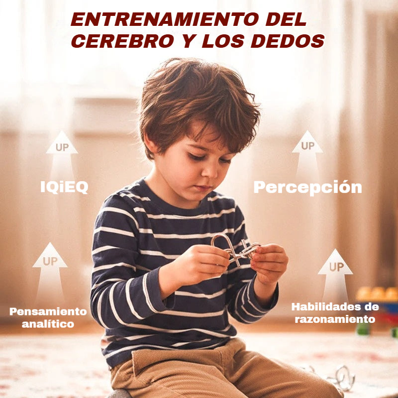 【Compre 3 juegos y obtenga 3 juegos gratis】Juguetes educativos para niños, hebilla de inteligencia