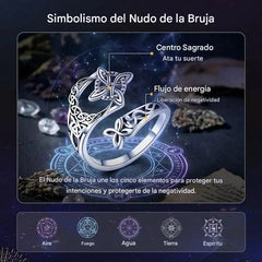 Anillo de nudo celta de plata S925 con compra 1 y llévate 1 gratis