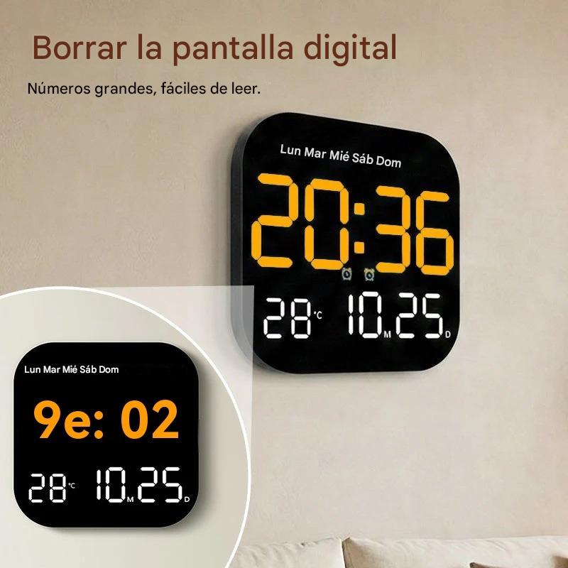 🕰️ ¡Más de 50.000 unidades vendidas! 🛏️ ¡40% de descuento por tiempo limitado! Reloj digital para el hogar y la oficina: ¡despierte suavemente y olvídese de las alarmas molestas!