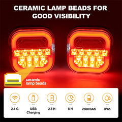 【Univerzálne 12V/24V】🚦 LED svetlá pre prívesy