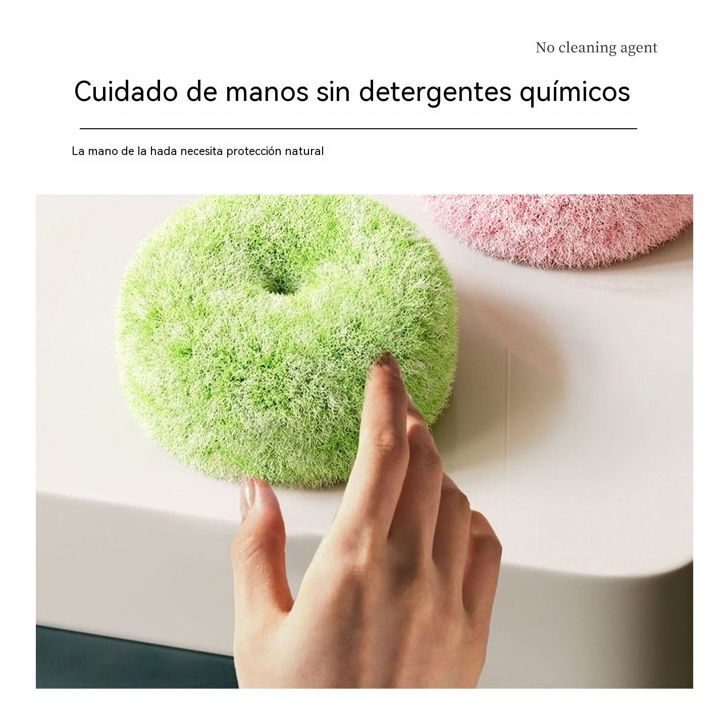 🌟【1 juego de 3 piezas】🧼🧼Juego de bolas de limpieza antibacterianas, aptas para cocina y baño, no requieren detergente