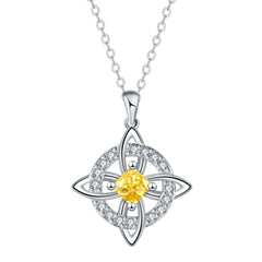 ✨🔮Collar místico de nudo de bruja con piedra de nacimiento 💞 Protege a tus seres queridos