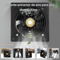 💨 Extractor de Humo Potente para Cocina – Súper Succión y Sin Retorno de Humo