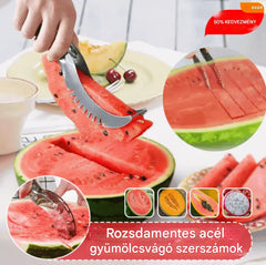 【Vegyél 1-et, kap 1-et ingyen】Rozsdamentes acél szélmalom görögdinnye kés, konyhai kiegészítők