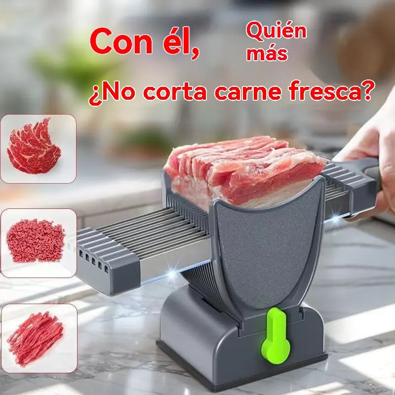 Cortadora de carne fresca, cortadora de carne de acero inoxidable, herramienta para cortar carne rápidamente
