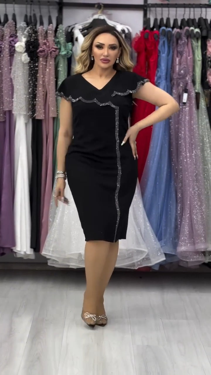 👗💥【S-5XL】Vestido de moda nuevo, diseño clásico, elegante y sencillo.