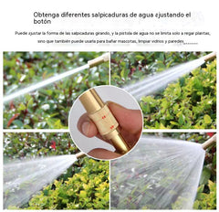 🏆¡Último día de la oferta especial! 🔥Pistola de lavado de autos de alta presión para uso doméstico con boquilla de refuerzo y manguera 👍💦