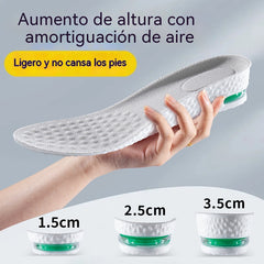 💥【Compra uno y llévate otro gratis】2 pares por 24 euros ✨Plantillas cómodas con cojín de aire y efecto de aumento de estatura 📈