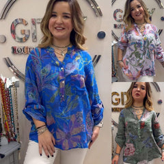 💐【S-5XL】🦋2025 nueva camisa de cuello alto de moda para mujer