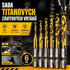 🔥【Kupte 6 kusů a získejte 6 zdarma (12 kusů)】🧰🔩 Sada víceúčelových vrtáků