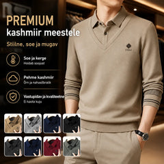 🔥👔【M-4XL】Meeste esmaklassiline kašmiirist kaheosaline pluus, soe ja mitmekülgne