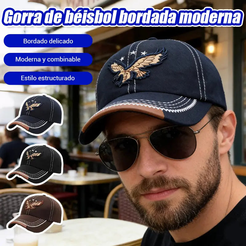 🔥 Productos más vendidos💙Gorra de béisbol con bordado de águila