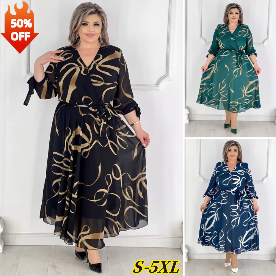 🔥✨【Novedades de otoño】【S-5XL】❤️Vestido de gasa de alta calidad