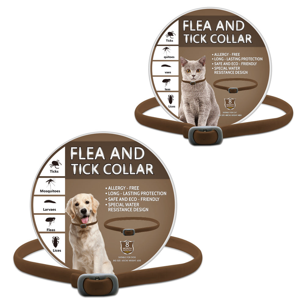 🥳💞 ¡Más de 50.000 unidades vendidas! 🌿 Collar para mascotas con aceites esenciales naturales: proporciona hasta 8 meses de protección. Libre de químicos irritantes. ¡Seguro para gatos y perros! 🐾✨