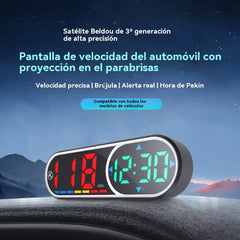 🚗Pantalla HUD para coche｜Proyección HD GPS｜Velocidad en tiempo real y conducción más segura
