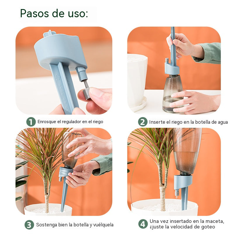 🌺【Compra 5 y llévate 5 gratis】🌹🍂 Sistema de riego por goteo automático, perfecto para cultivar flores, ideal para jardines y plantas en maceta.