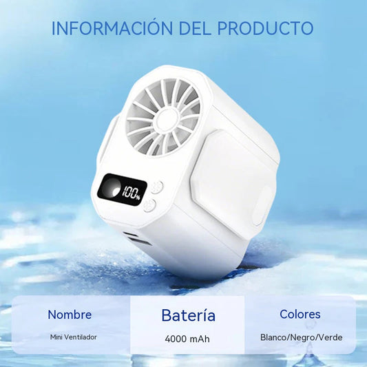 Ventilador de cintura multifuncional para refrigeración