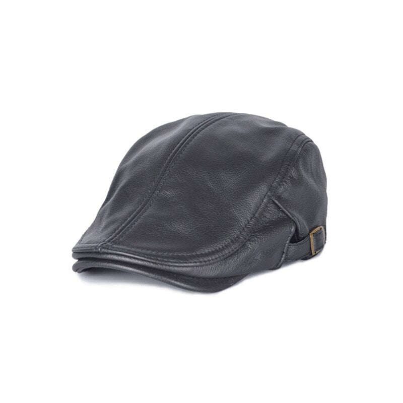 🔥🐏 Gorro de piel de oveja de tamaño ajustable para hombre.