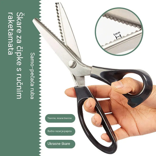🔥📢 SADA 50% POPUSTA!✂️Nazubljene škare od nehrđajućeg čelika