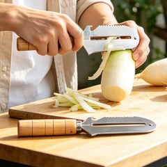 🥒🥔🧅【Compra uno y llévate otro gratis】🔪Pelador multifuncional de acero inoxidable