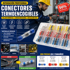 🔥【100 piezas】Manguito de sellado de reparación de rotura de cable multifuncional, kit de conector de soldadura termorretráctil de conector de cable