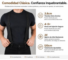 📢📢¡50% DE DESCUENTO! 🧷Corsés de hombre con espalda cruzada y clips🧷