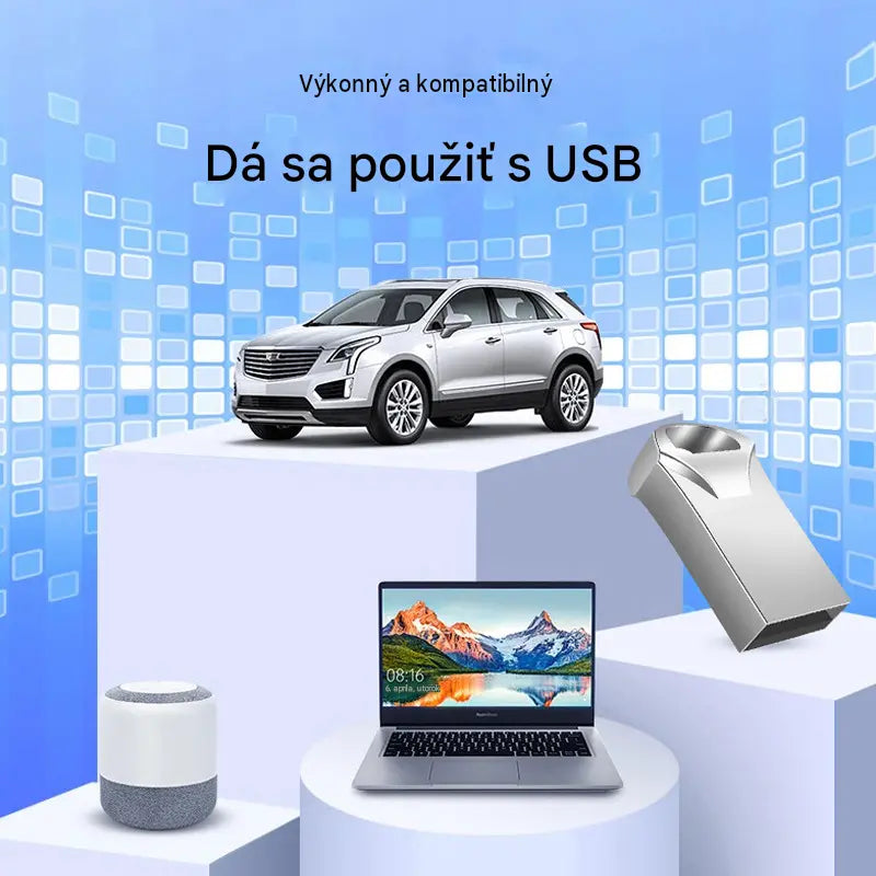 🚗🎵🎵【64G】【Hudobný USB kľúč】Obsahuje 4000 skladieb, 300 hudobných nahrávok a 6D zvukové efekty