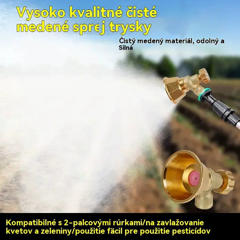 🔥2 kusy💦Nastaviteľná mosadzná zavlažovacia tryska pre poľnohospodársky postrekovač 🌾