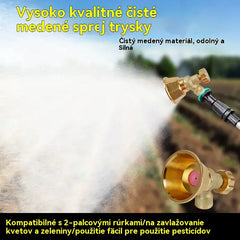 🔥2 kusy💦Nastaviteľná mosadzná zavlažovacia tryska pre poľnohospodársky postrekovač 🌾