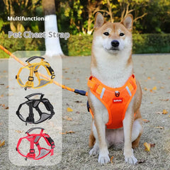 🐶【5–30 kg】Arnés antitirones para perros, fabricado con material de malla transpirable que evita la sensación de calor, con material reflectante.