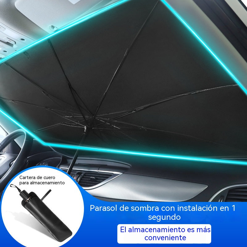 🚗🌞Parasol para coche/cortina parasol para el parabrisas delantero, protección solar y aislamiento térmico.