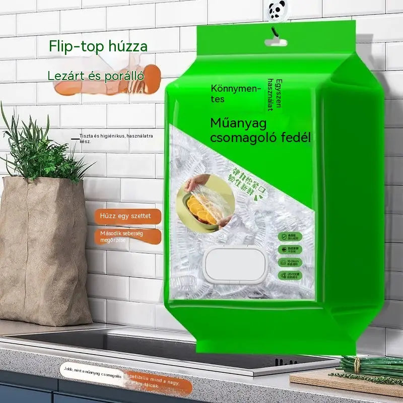 🥗✨ 450 eldobható ételfedő | Rugalmas fedők tányérokhoz, tálakhoz és edényekhez