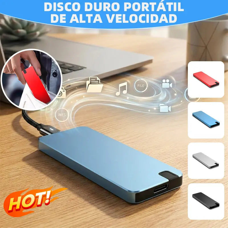 ⚡【8TB】 Disco Duro USB 3.0 Multifuncional de Alta Velocidad | Transferencia Rápida, Gran Compatibilidad, Almacenamiento Sin Preocupaciones 💻📦