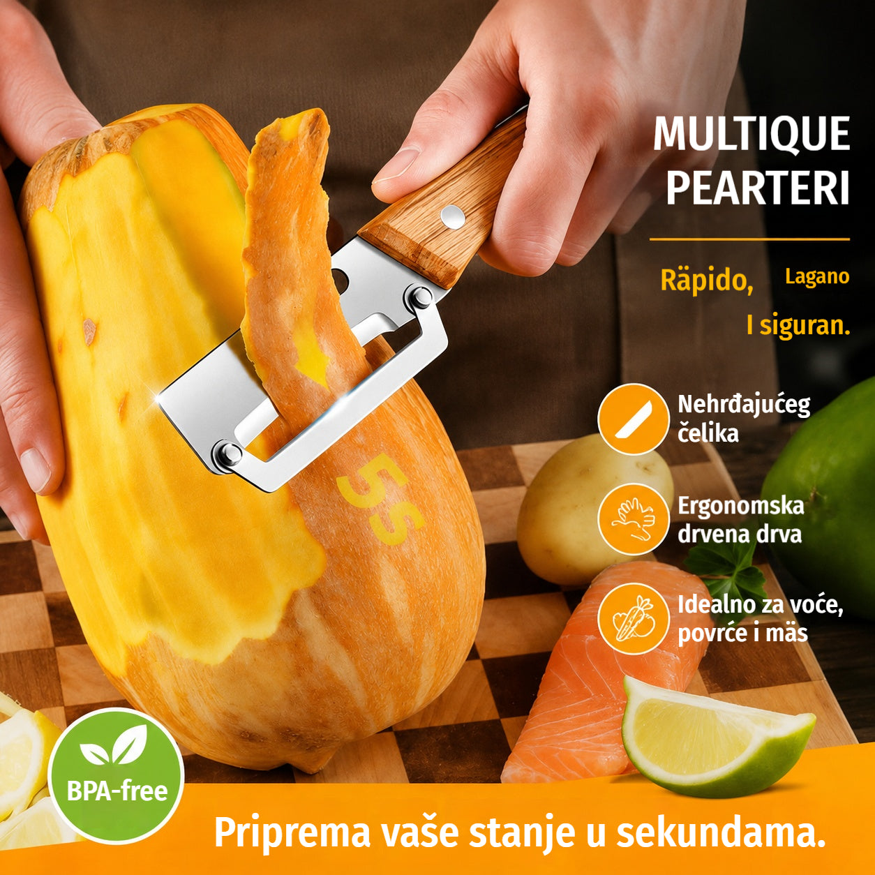 💥Kupite jedan, dobijte jedan gratis!💥🔪Višenamjenska gulilica od nehrđajućeg čelika🧅