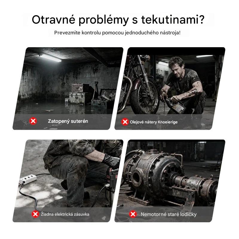 Úplne nové olejové čerpadlo Denachi 21V s lítiovou batériou, dvojité použitie na olej a vodu, lítiová batéria