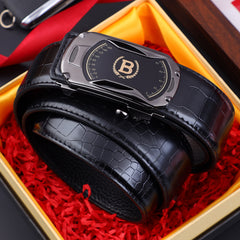 【Oferta por tiempo limitado】Nuevo cinturón de hombre de cuero genuino con hebilla automática