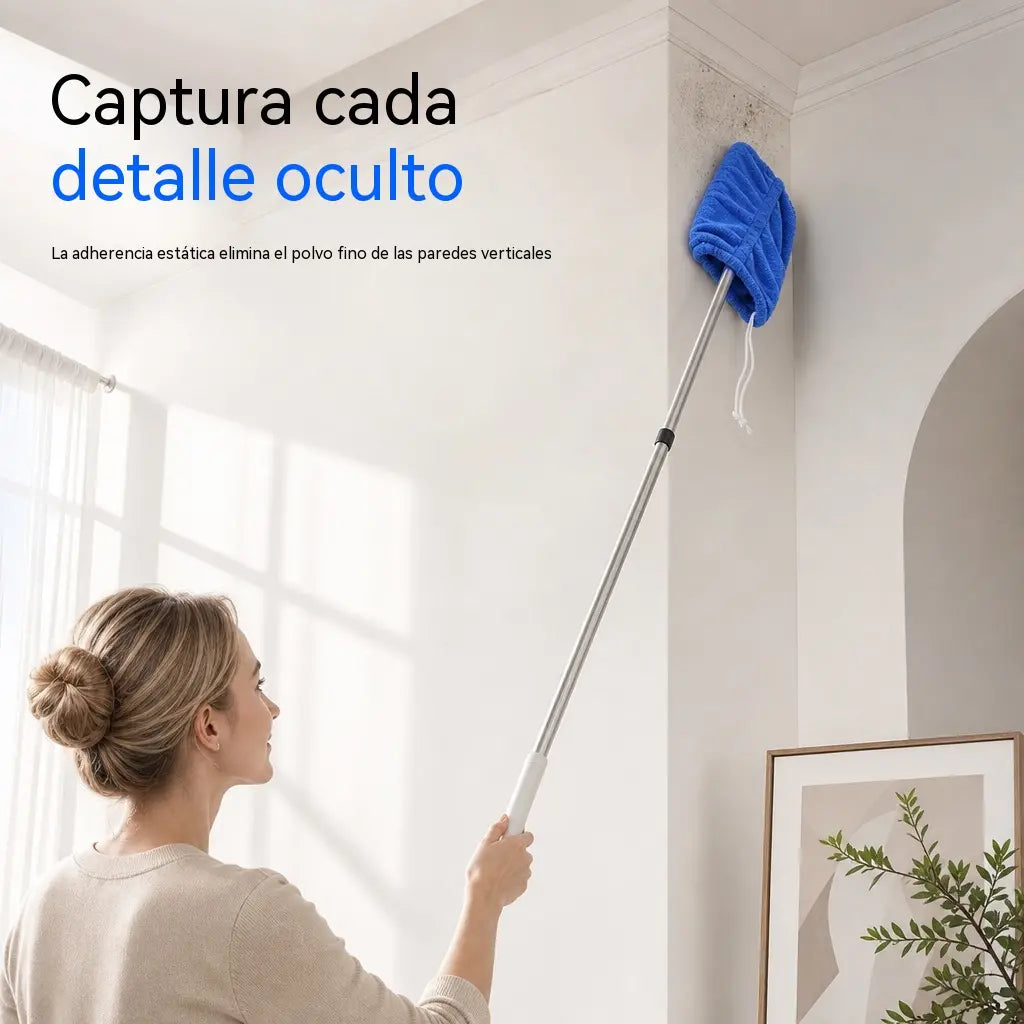 4 unidades✨ ¡Limpia Más en Menos Tiempo! Fundas Reutilizables para Escoba 🧹