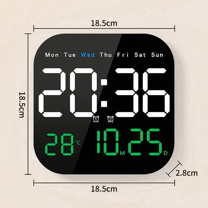 🕰️ ¡Más de 50.000 unidades vendidas! 🛏️ ¡40% de descuento por tiempo limitado! Reloj digital para el hogar y la oficina: ¡despierte suavemente y olvídese de las alarmas molestas!