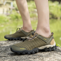 👓👓【39-44】2025 zapatos de senderismo al aire libre de verano de malla transpirable