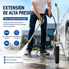 🔥Vara de extensión para hidrolimpiadora, adecuada para lavar coches en casa y limpiar aires acondicionados.