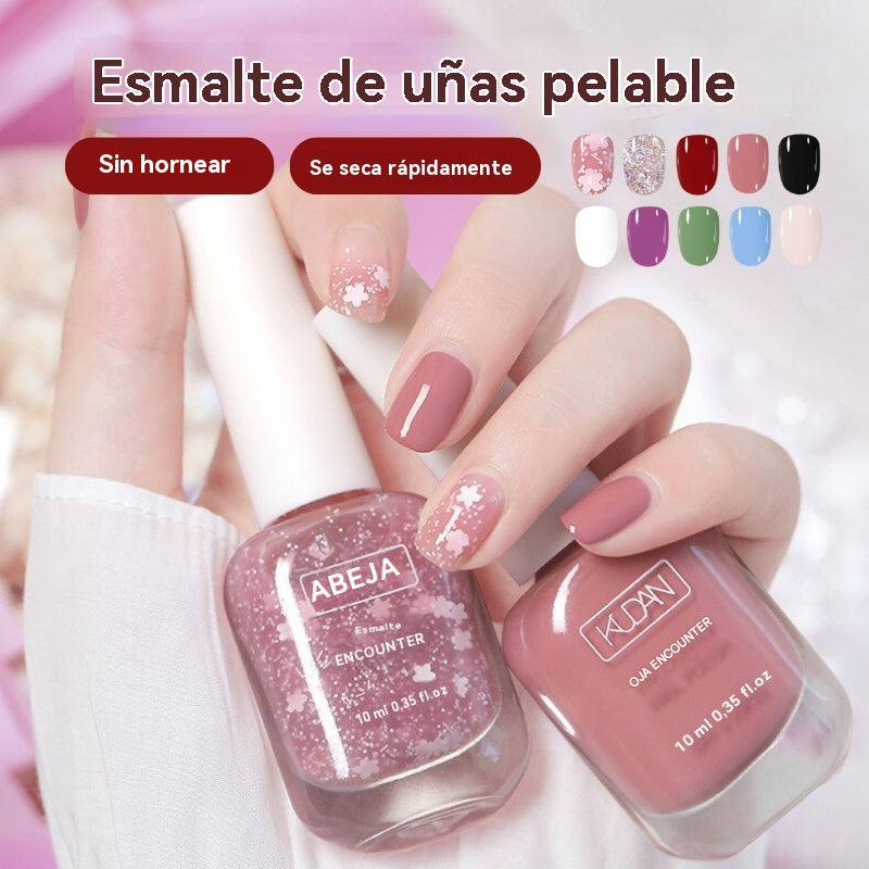 30%OFF🔥✨【Compra 2, llévate 3 gratis】💅🌈Esmalte de uñas removible, de secado rápido y sin horno